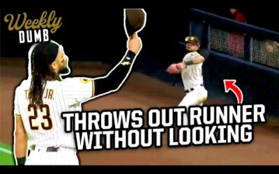 Fernando Tatis Jr. tricks runner with no-look throw | Weekly Dumb #116