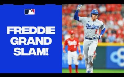 Freddie Freeman hits a GRAND SLAM to extend the Dodgers lead!