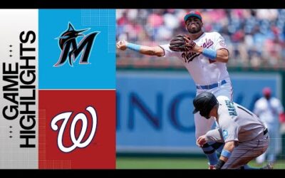 Marlins vs. Nationals Game Highlights (6/18/23) | MLB Highlights