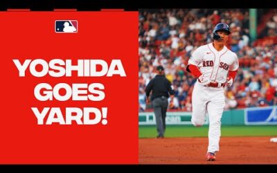 Masataka Yoshida wraps one around Pesky’s Pole for his 7th homer of the season!