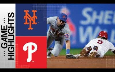 Mets vs. Phillies Game Highlights (6/23/23) | MLB Highlights