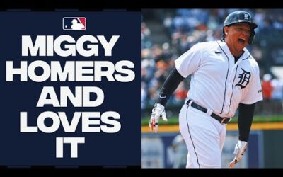 Miguel Cabrera is an absolute joy! He CRUSHES his first homer of the season and GOES CRAZY!!