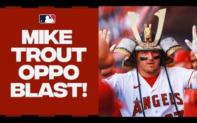 Mike Trout SMASHES his 14th big fly of the year!