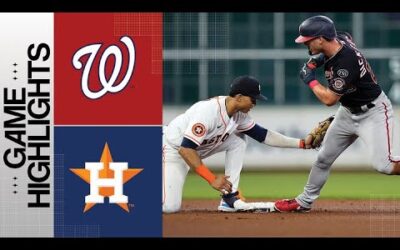 Nationals vs. Astros Game Highlights (6/15/23) | MLB Highlights