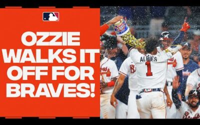 Ozzie Albies FOR THE WIN!! He CRUSHES 3-run homer to SWEEP the Mets!