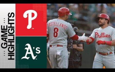 Phillies vs. A’s Game Highlights (6/16/23) | MLB Highlights