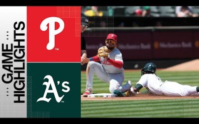 Phillies vs. A’s Game Highlights (6/17/23) | MLB Highlights