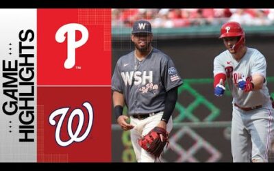 Phillies vs. Nationals Game Highlights (6/3/23) | MLB Highlights