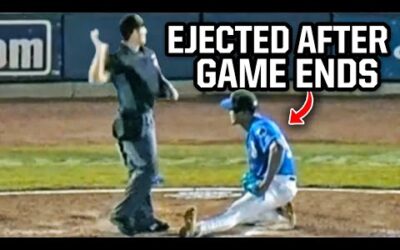 Pitcher ejected after game ends, a breakdown