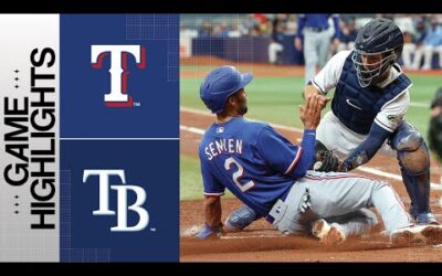 Rangers vs. Rays Game Highlights (6/10/23) | MLB Highlight