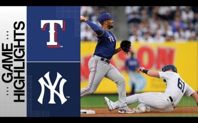 Rangers vs. Yankees Game Highlights (6/23/23) | MLB Highlights