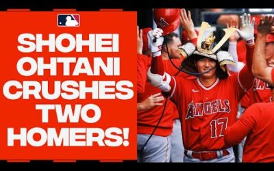 SHOHEI OHTANI IS RIDICULOUS!! He DESTROYS not one but TWO home runs!!