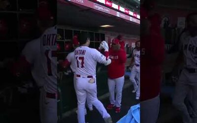 Shohei’s handshake game is on point.