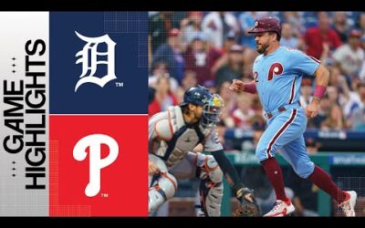 Tigers vs. Phillies Game Highlights (6/8/23) | MLB Highlights