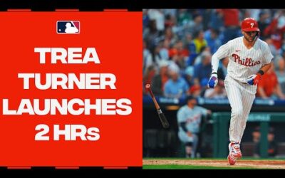 Trea Turner CRUSHES a pair of homers!