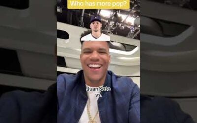 Who’s got more pop than Juan Soto?! No one according to Juan Soto, himself! 🤣🤣