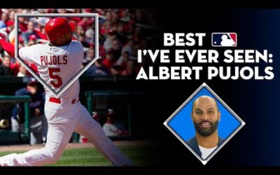 Who’s the BEST hitter, the BEST athlete and the NASTIEST pitcher Albert Pujols has EVER seen?!