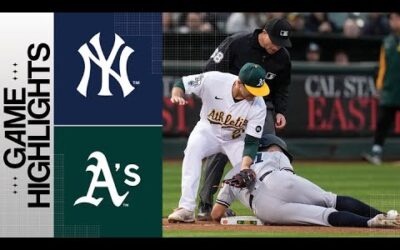 Yankees vs. A’s Game Highlights (6/28/23) | MLB Highlights