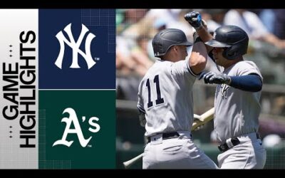 Yankees vs. A’s Game Highlights (6/29/23) | MLB Highlights