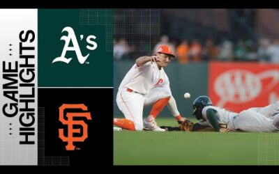 A’s vs. Giants Game Highlights (7/25/23) | MLB Highlights