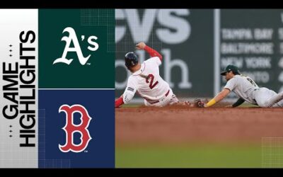 A’s vs. Red Sox Game Highlights (7/7/23) | MLB Highlights