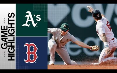 A’s vs. Red Sox Game Highlights (7/8/23) | MLB Highlights