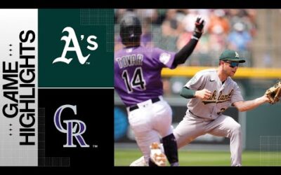 A’s vs. Rockies Game Highlights (7/30/23) | MLB Highlights