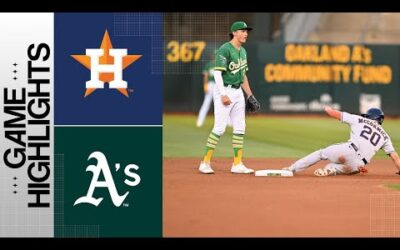 Astros vs. A’s Game Highlights (7/20/23) | MLB Highlights