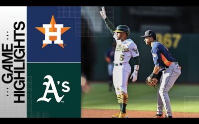 Astros vs. A’s Game Highlights (7/21/23) | MLB Highlights