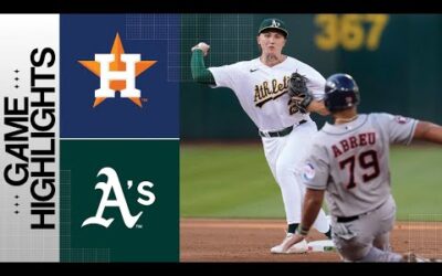 Astros vs. A’s Game Highlights (7/22/23) | MLB Highlights