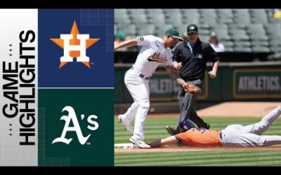 Astros vs. A’s Game Highlights (7/23/23) | MLB Highlights