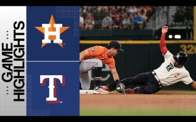 Astros vs. Rangers Game Highlights (7/1/23) | MLB Highlights