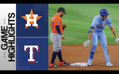 Astros vs. Rangers Game Highlights (7/2/23) | MLB Highlights