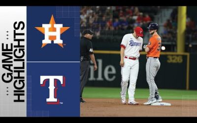 Astros vs. Rangers Game Highlights (7/3/23) | MLB Highlights