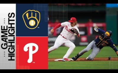 Brewers vs. Phillies Game Highlights (7/19/23) | MLB Highlights