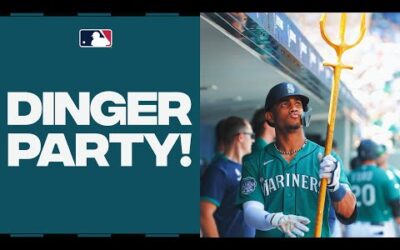 DINGER PARTY! 3 teams hit 3 home runs in an inning!