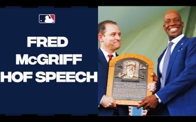 FULL SPEECH: Fred McGriff is immortalized in Cooperstown!