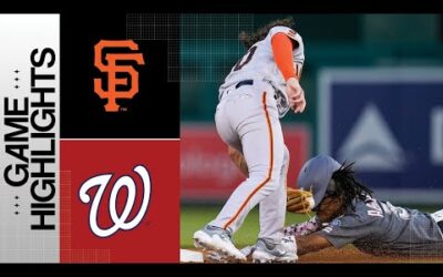 Giants vs. Nationals Game Highlights (7/21/23) | MLB Highlights