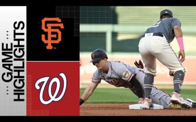 Giants vs. Nationals Game Highlights (7/22/23) | MLB Highlights