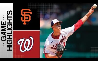 Giants vs. Nationals Game Highlights (7/23/23) | MLB Highlights