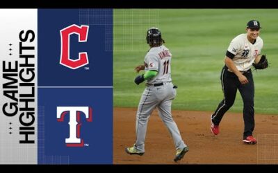 Guardians vs. Rangers Game Highlights (7/15/23) | MLB Highlights