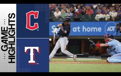 Guardians vs. Rangers Game Highlights (7/16/23) | MLB Highlights