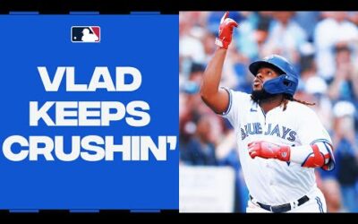 In his first at-bat since winning the Home Run Derby, Vlad Guerrero Jr. hits a homer!!