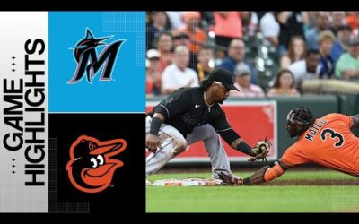 Marlins vs. Orioles Game Highlights (7/15/21/23) | MLB Highlights