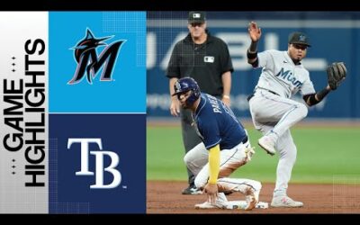 Marlins vs. Rays Game Highlights (7/25/23) | MLB Highlights