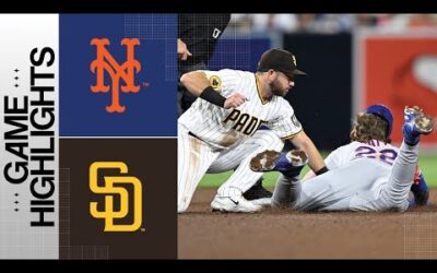 Mets vs. Padres Game Highlights (7/8/23) | MLB Highlights