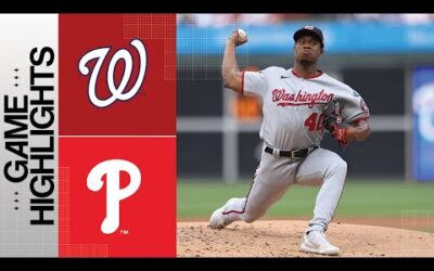 Nationals vs. Phillies Game Highlights (6/30/23) | MLB Highlights