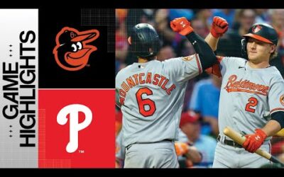 Orioles vs. Phillies Game Highlights (7/24/23) | MLB Highlights