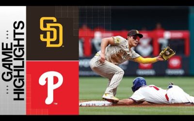 Padres vs. Phillies Game 1 Highlights (7/15/23) | MLB Highlights