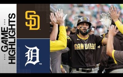 Padres vs. Tigers Game Highlights (7/21/23) | MLB Highlights